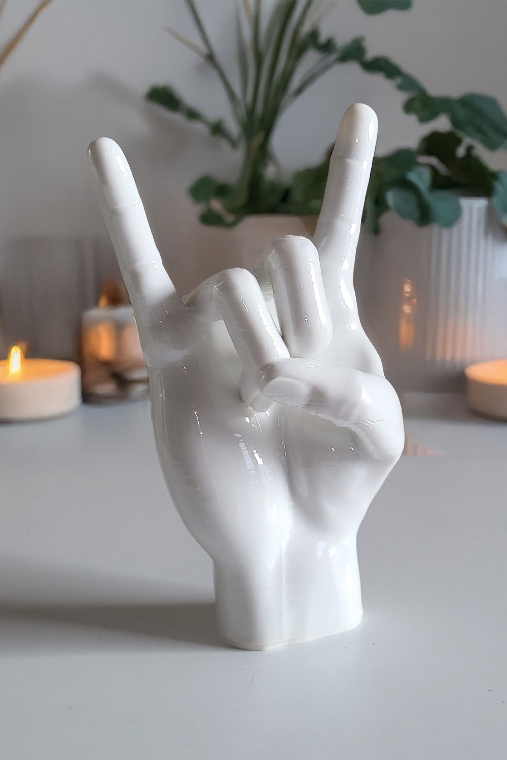 Rock El Figürü | Beyaz - 1