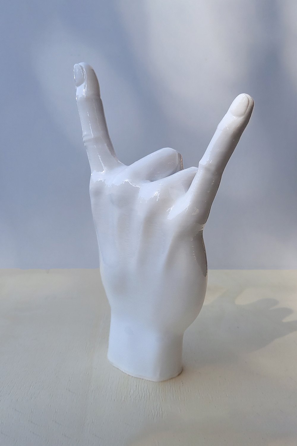 Rock El Figürü | Beyaz - 5