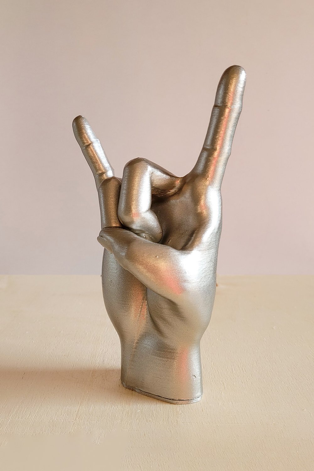 Rock El Figürü | Gümüş - 8