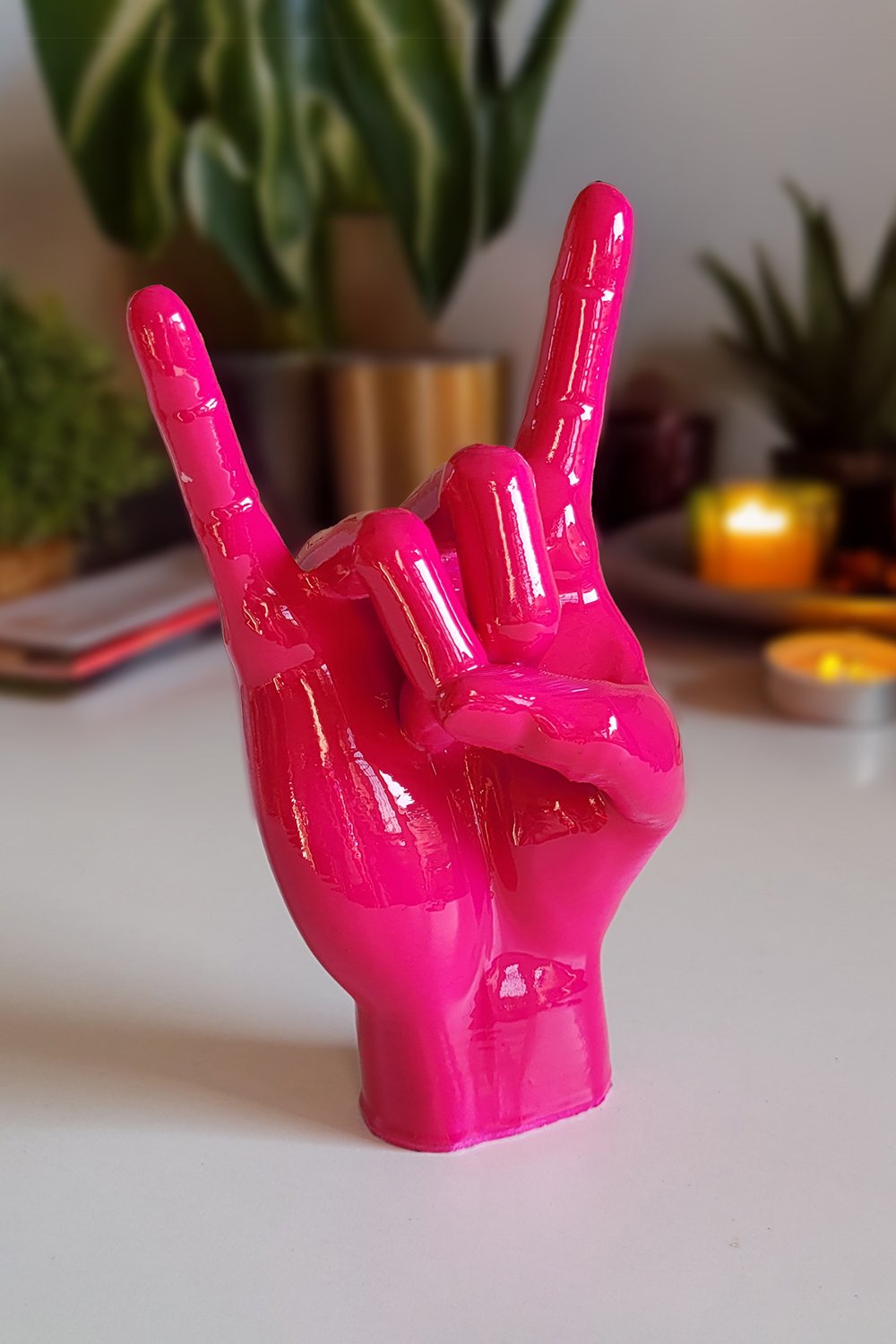 Rock El Figürü | Fuşya - 1