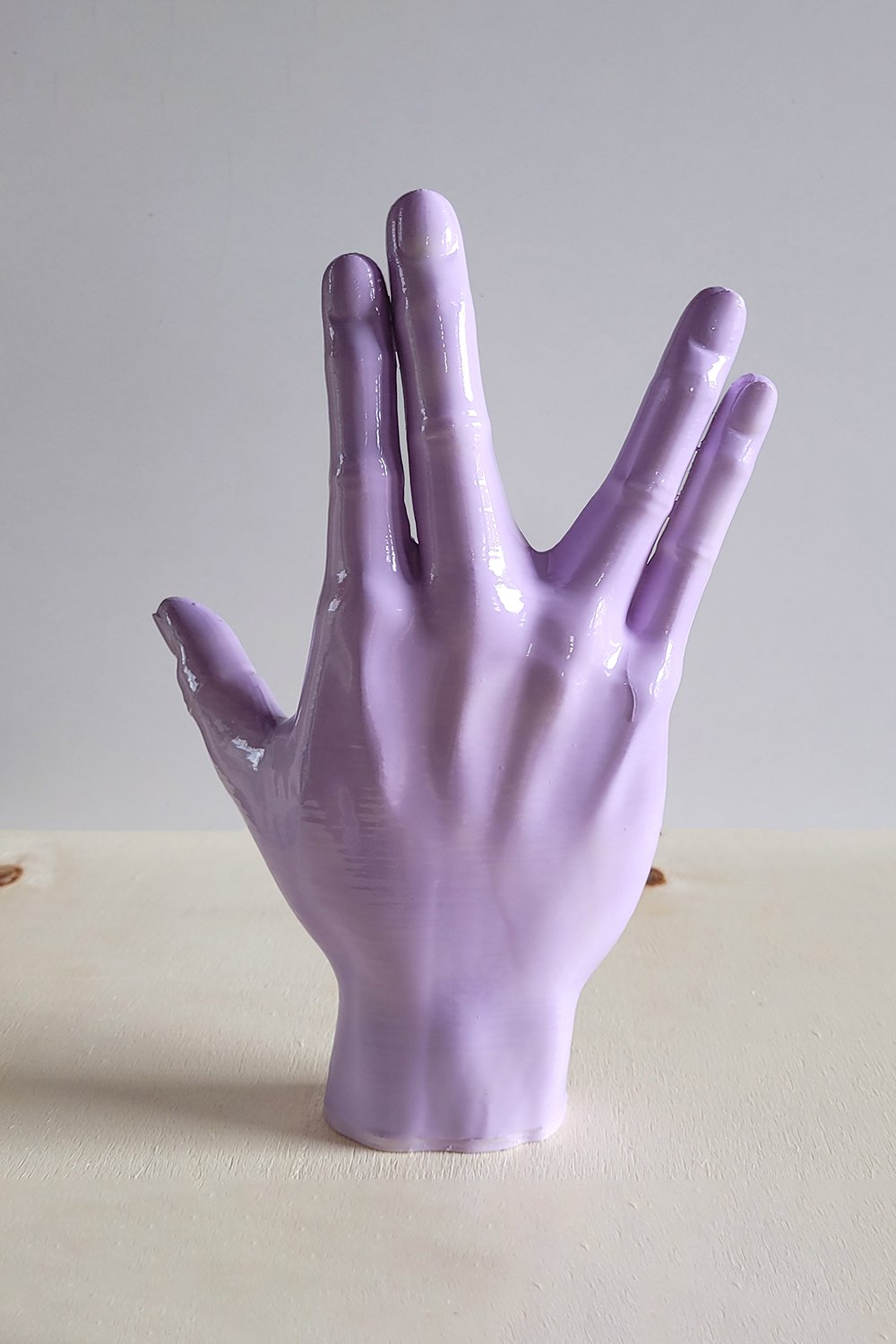 Spock El Figürü | Pastel Mor - 6