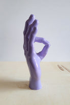 Okey El Figürü | Pastel Mor - 8