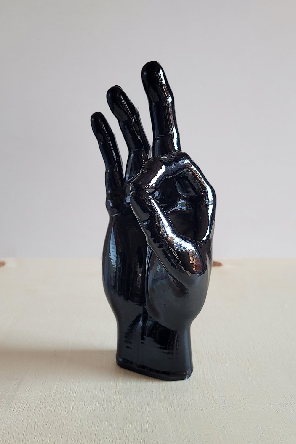 Okey El Figürü | Siyah - 5