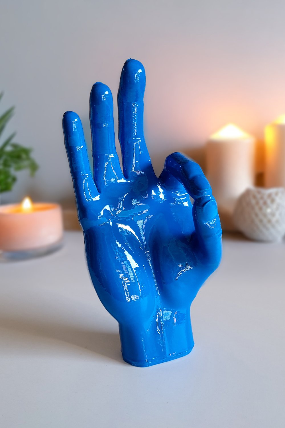 Okey El Figürü | Mavi - 1