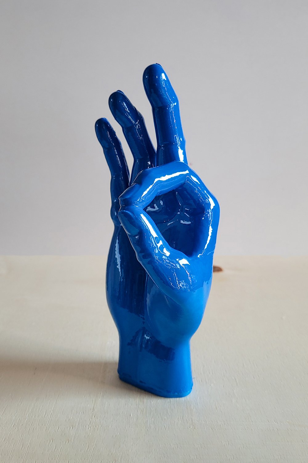 Okey El Figürü | Mavi - 6