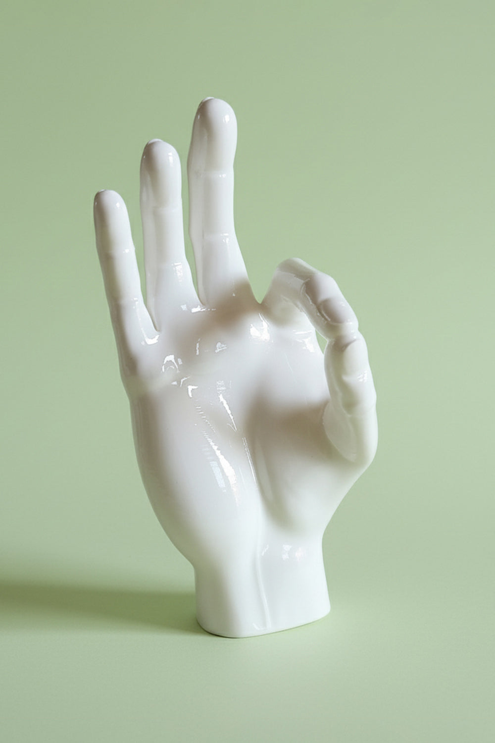 Okey El Figürü | Beyaz - 0