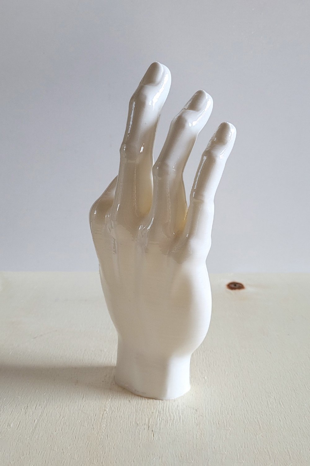 Okey El Figürü | Beyaz - 4