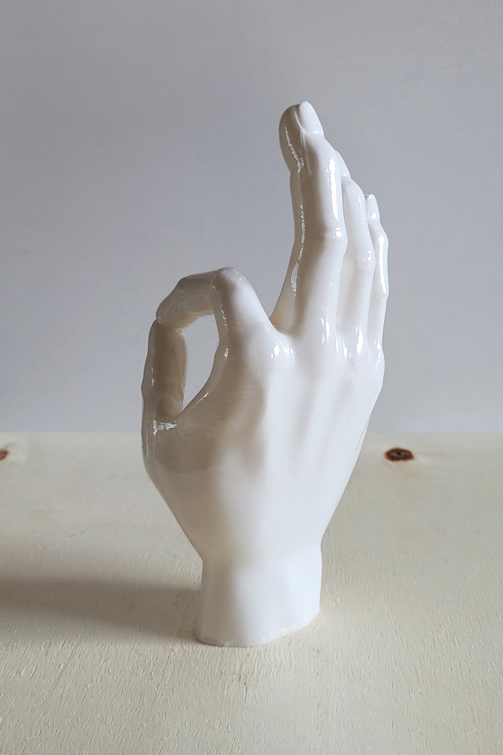 Okey El Figürü | Beyaz - 6