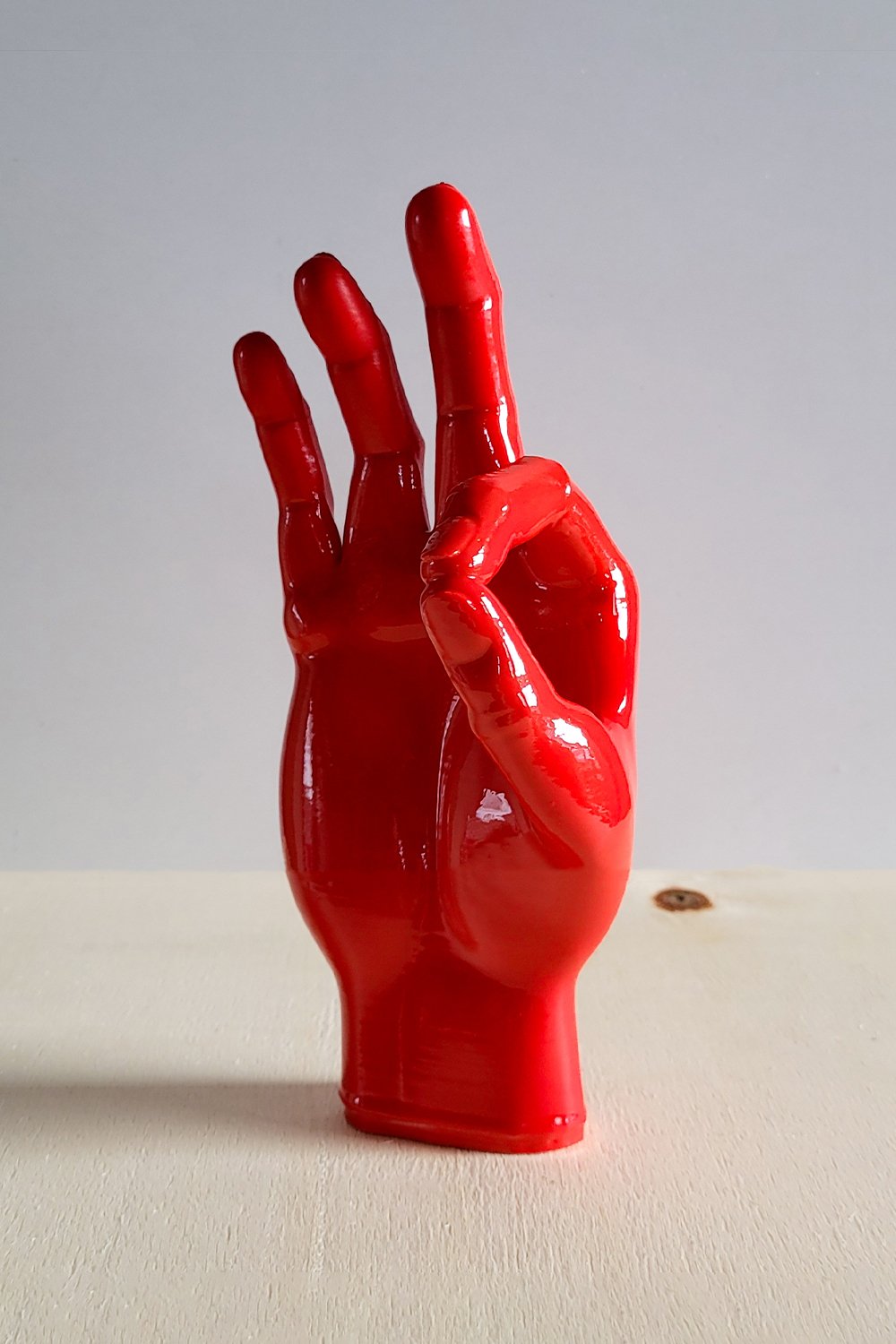 Okey El Figürü | Kırmızı - 2