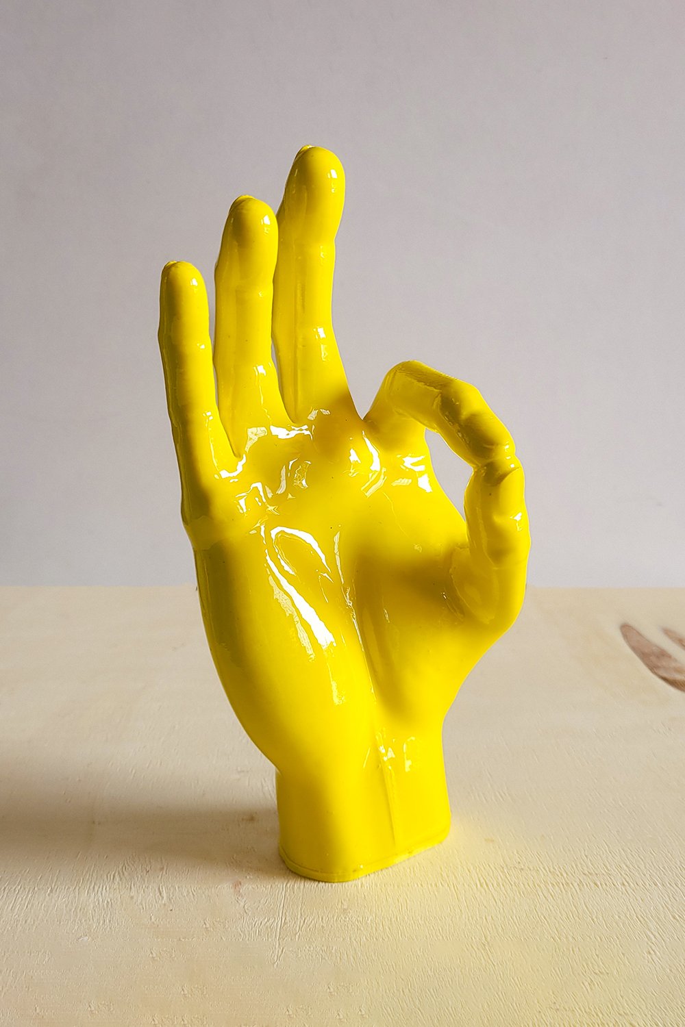 Okey El Figürü | Sarı - 2