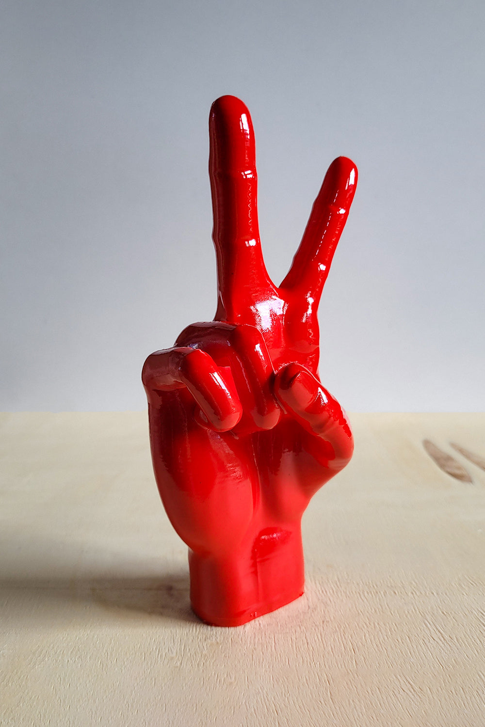 Barış El İşareti | Kırmızı - 8