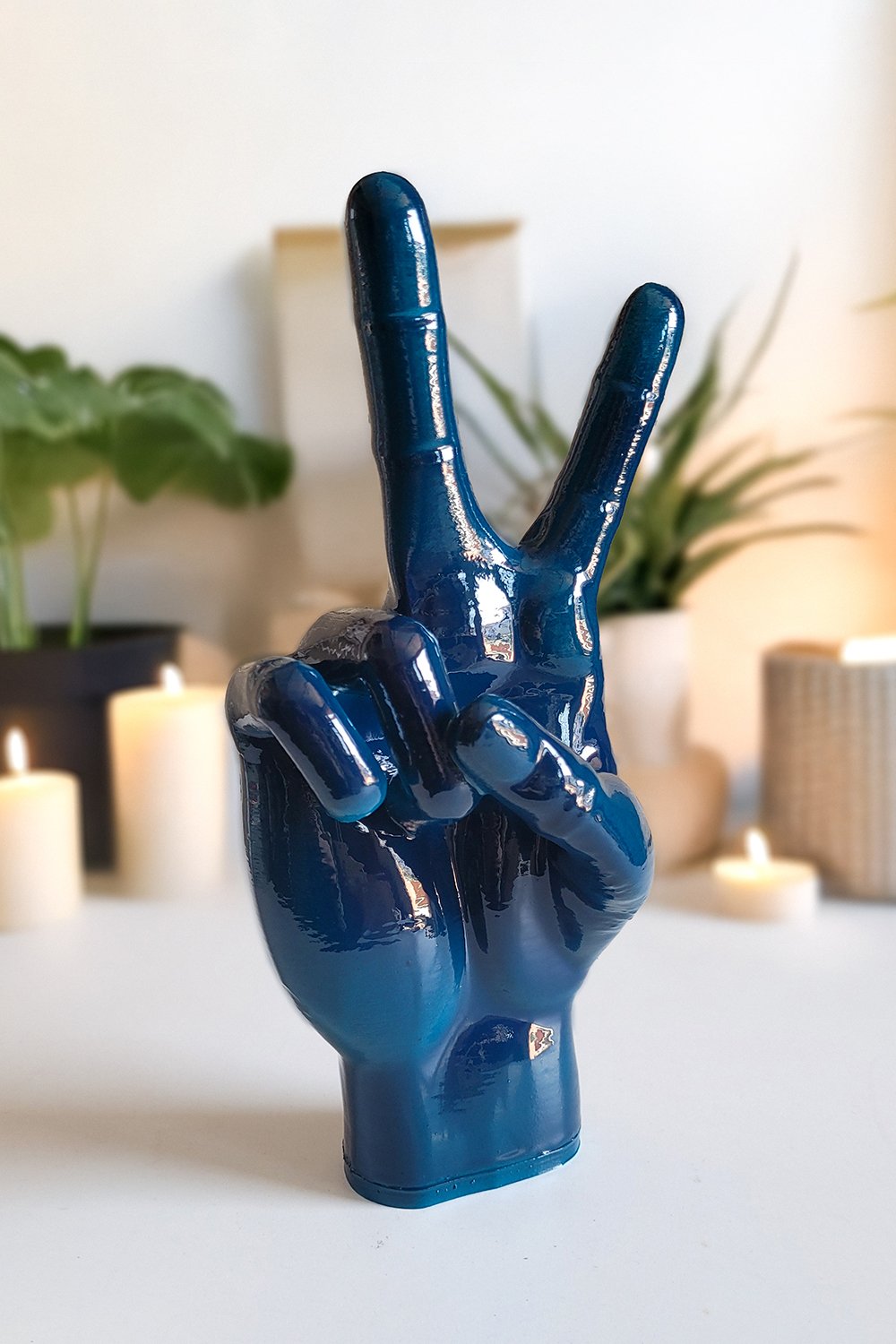 Barış El İşareti | Okyanus Mavi - 1