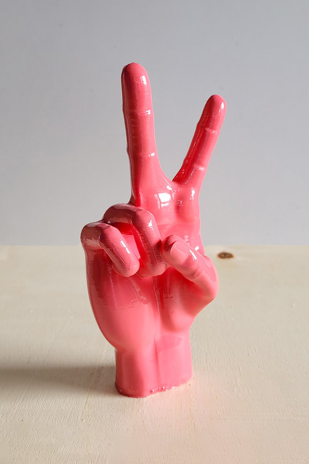 Barış El İşareti | Pembe - 3