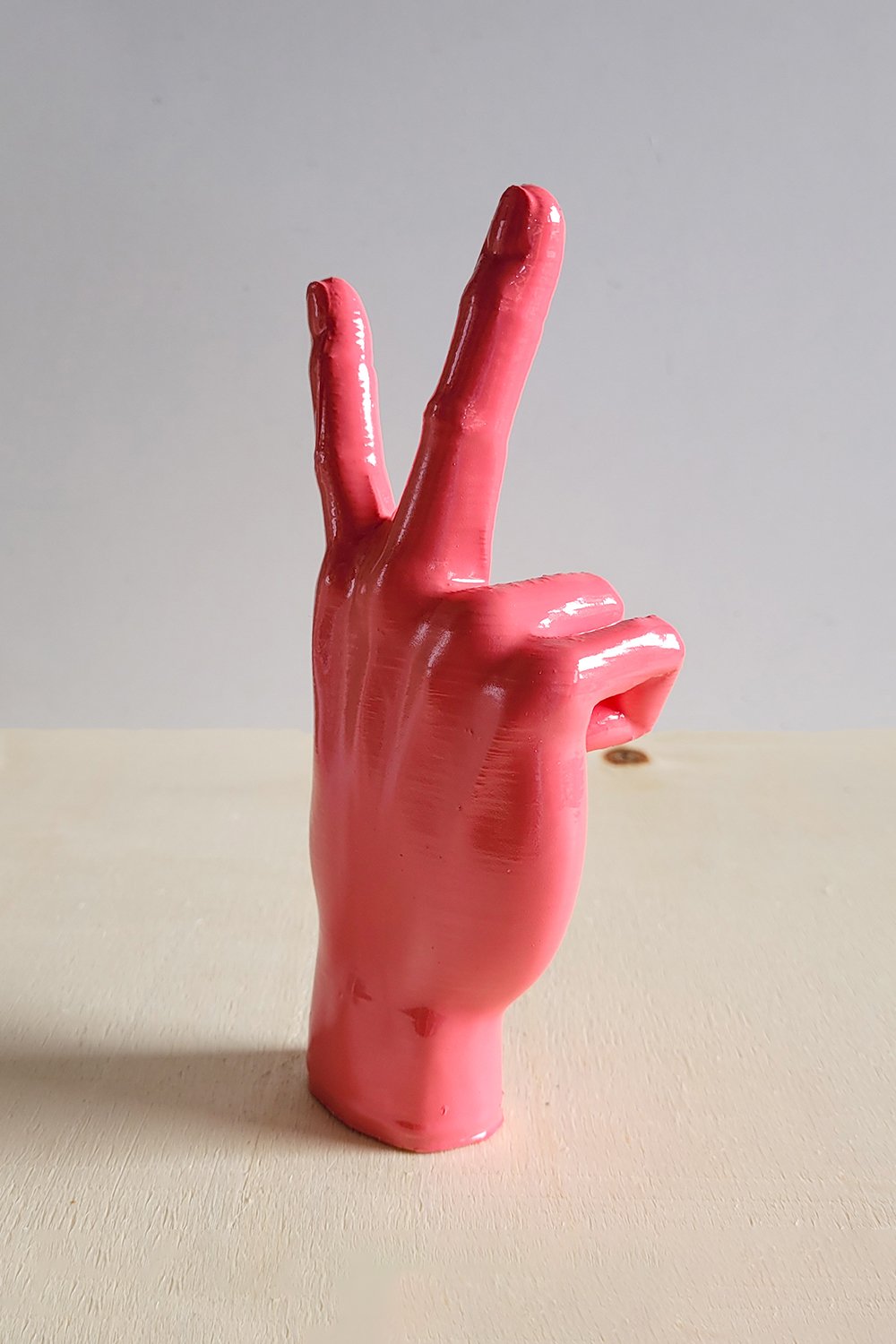 Barış El İşareti | Pembe - 7