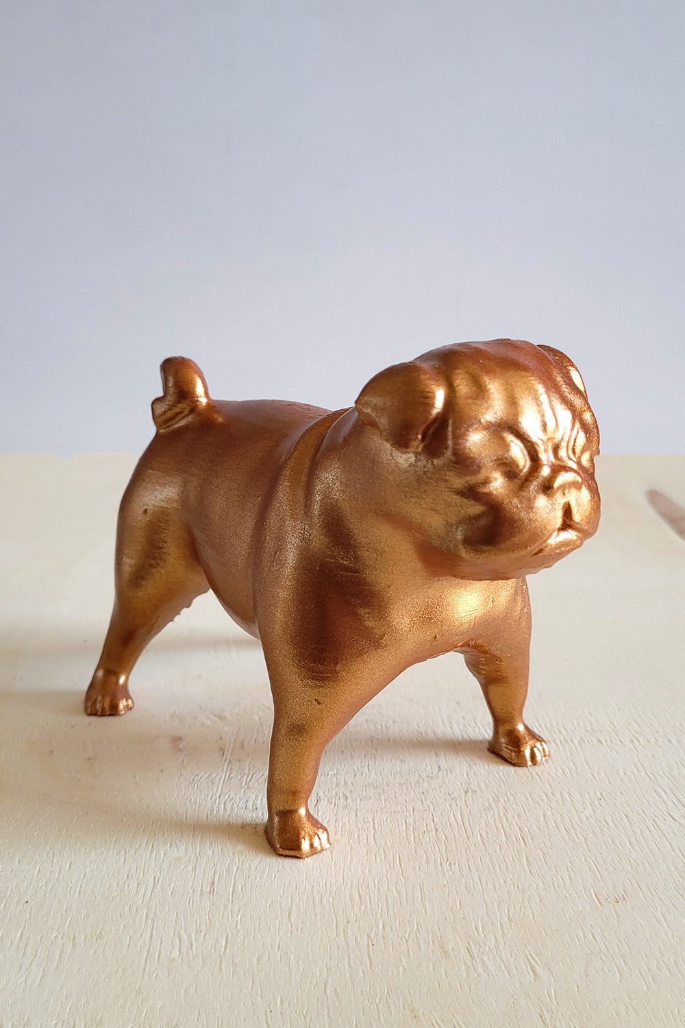 Pug Köpek Figürü | Bronz - 1