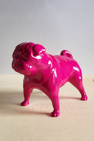 Pug Köpek Figürü | Fuşya - 9