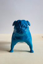 Pug Köpek Figürü | Koyu Turkuaz - 9