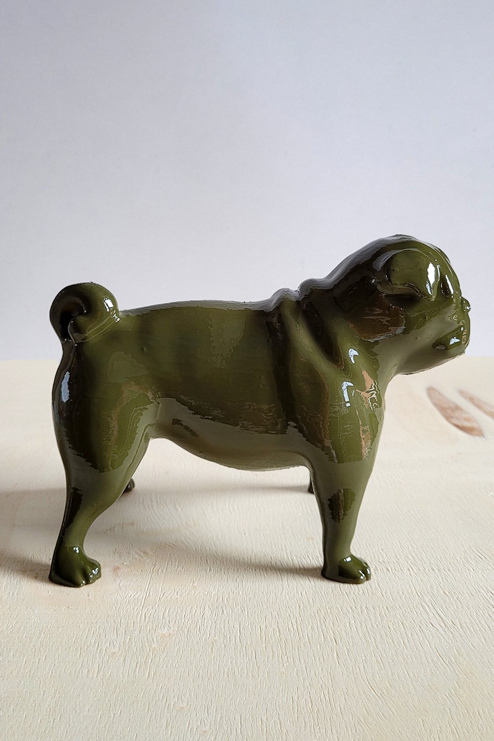 Pug Köpek Figürü | Kına - 3