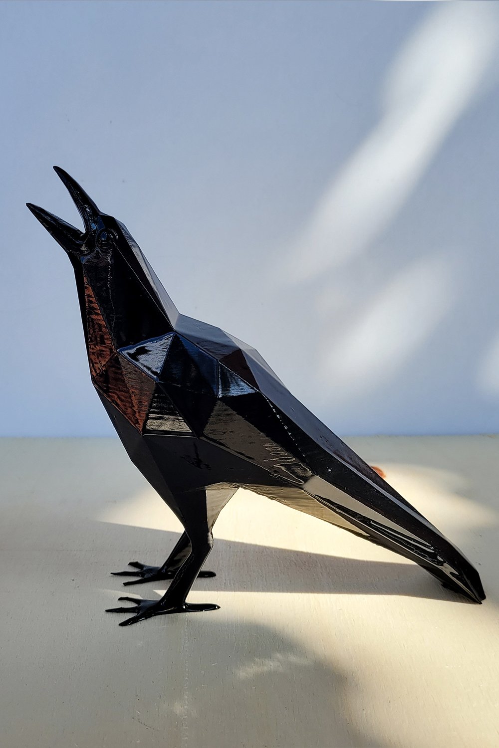 Lowpoly Karga Figürü | Siyah - 2