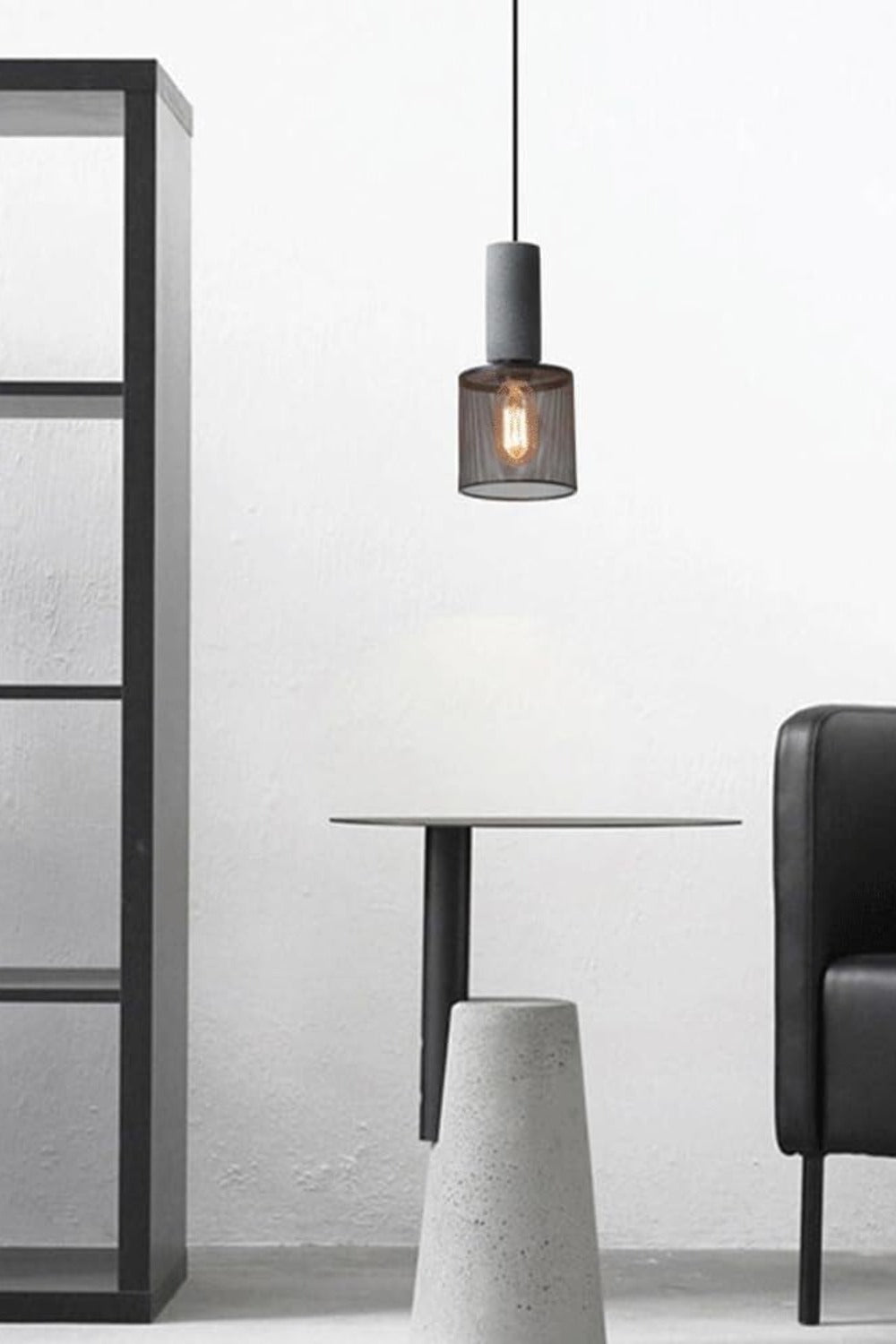 Mesh Beton Sarkıt Avize - 2