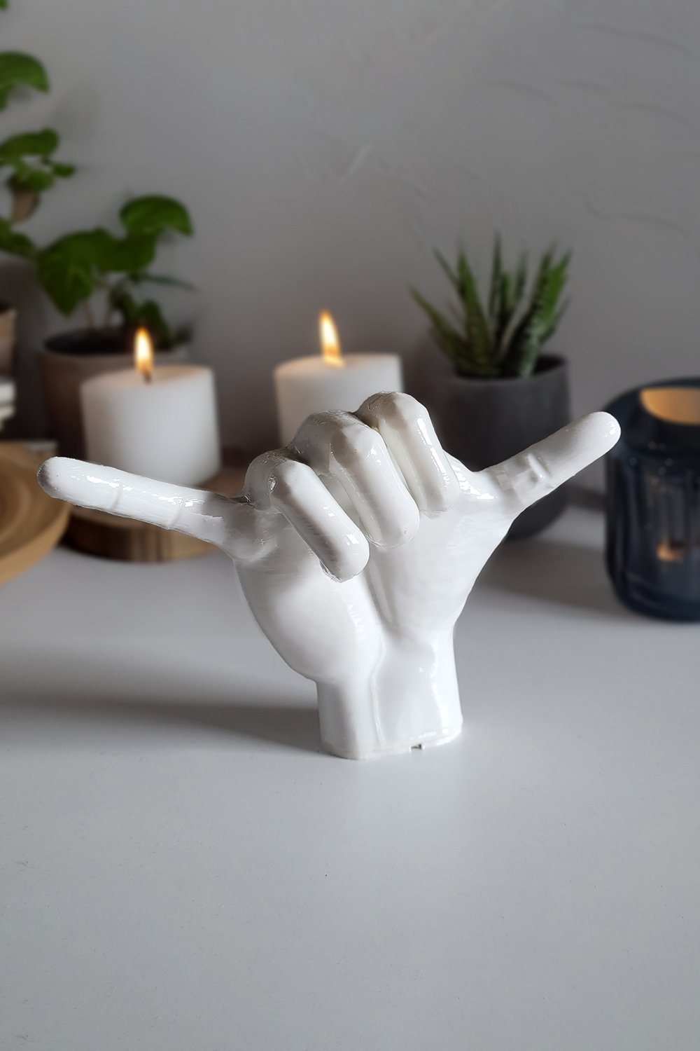 Shaka El Figürü | Beyaz - 0