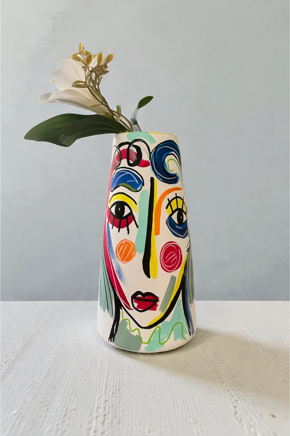 Cubic Face | Seramik Vazo - 0