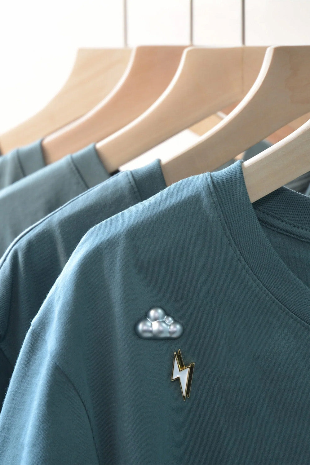 Bulut & şimşek Broş Seti - 4