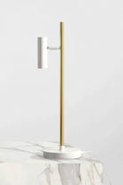 Crest Masa Lambası - Sarı Beyaz - 0