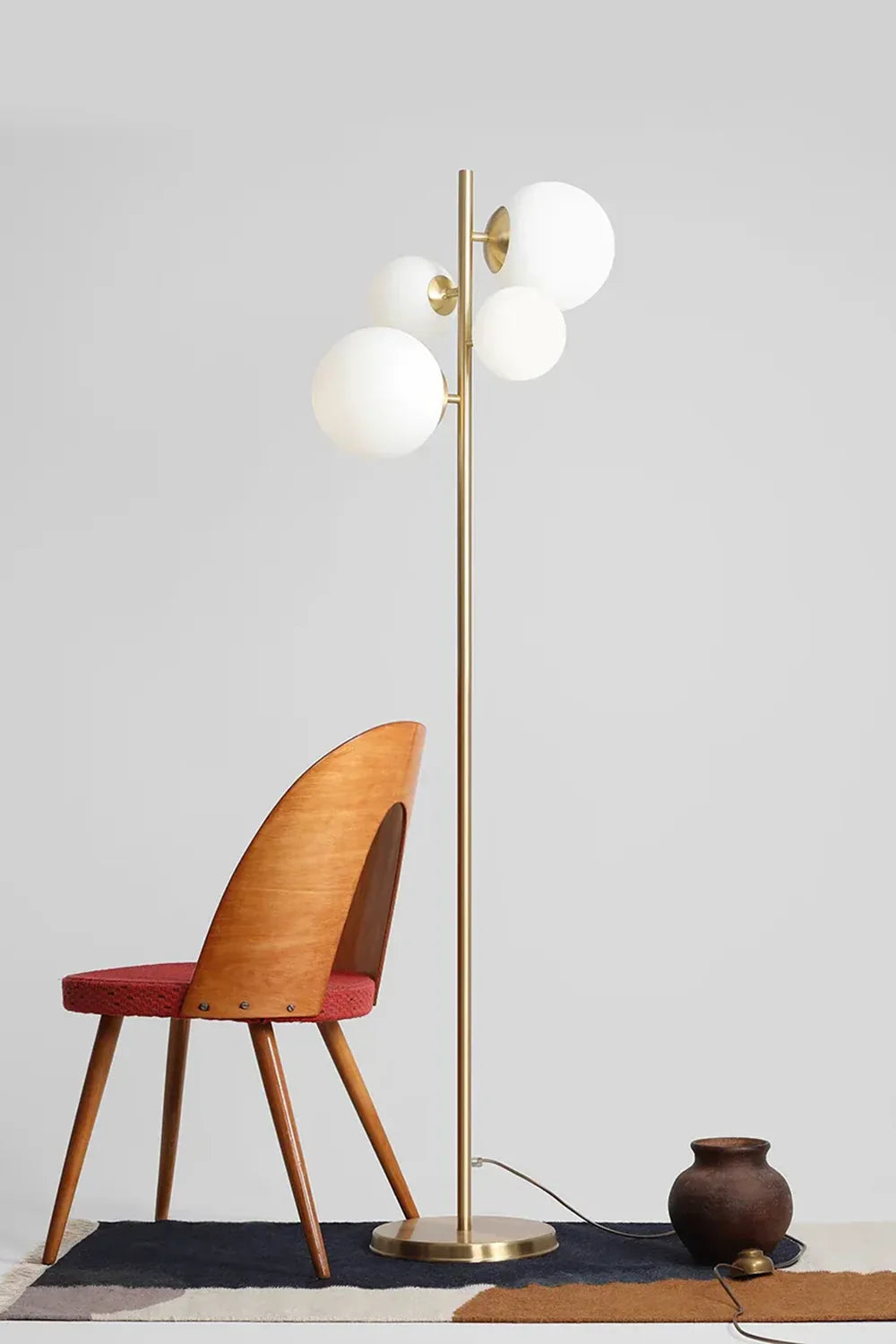 Floral Lambader - Pirinç Kaplama - 0