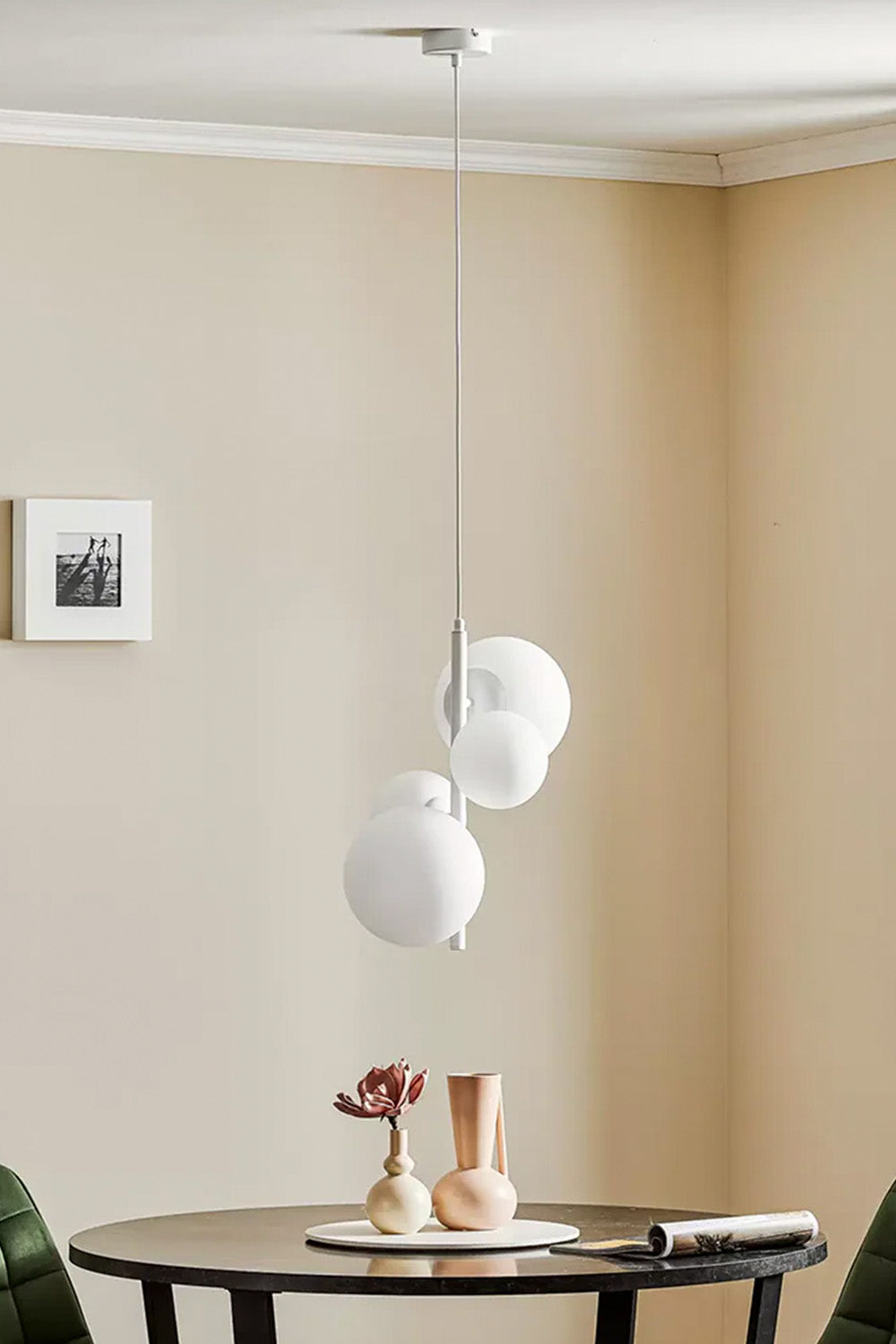 Floral Sarkıt - Beyaz - 5