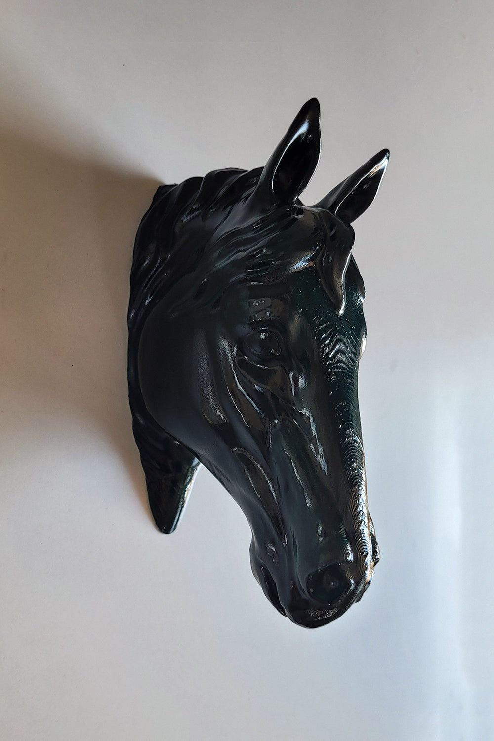 At Kafası Duvar Figürü | Oxford Yeşil - 5