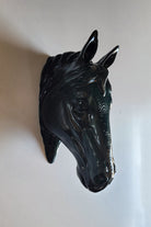 At Kafası Duvar Figürü | Oxford Yeşil - 5