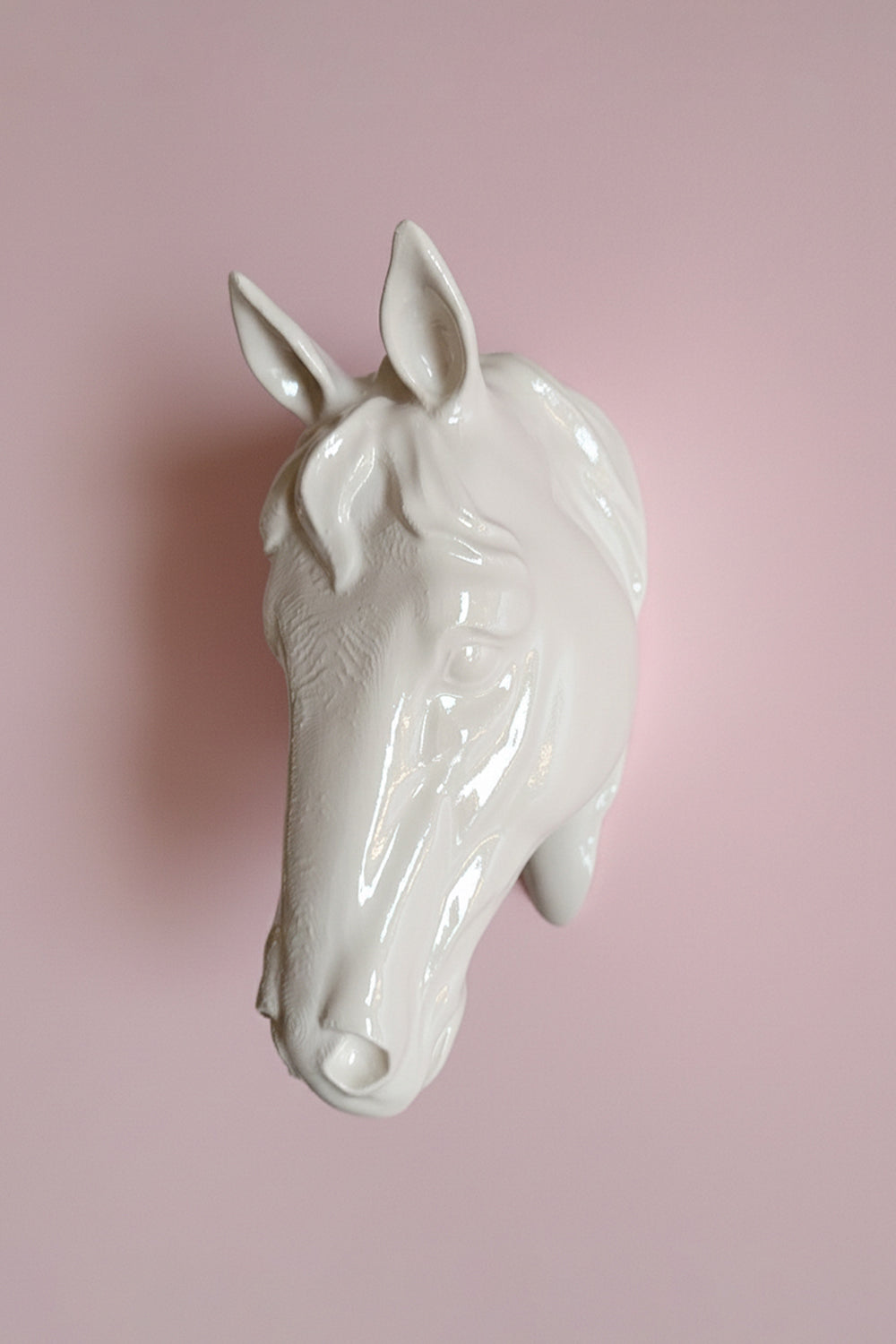 At Kafası Duvar Figürü | Kemik - 0