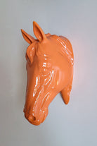 At Kafası Duvar Figürü | Turuncu - 2