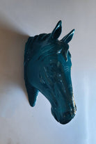 At Kafası Duvar Figürü | Turkuaz - 3