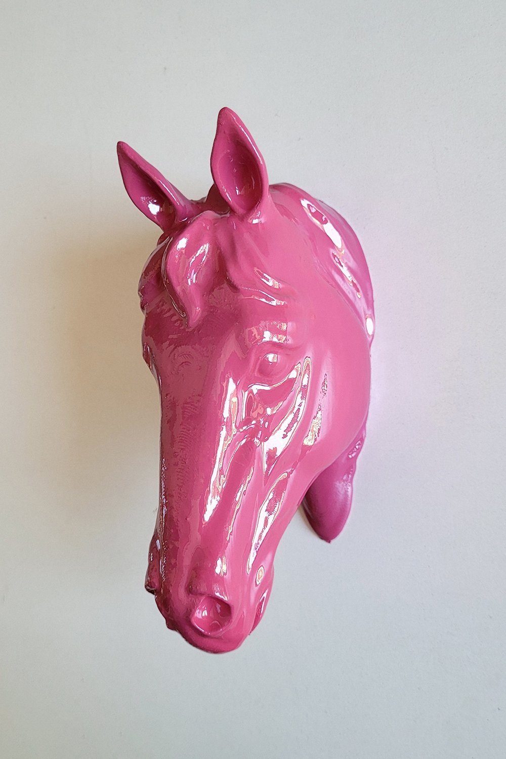 At Kafası Duvar Figürü | Begonvil - 2