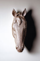 At Kafası Duvar Figürü | Rose Gold - 1