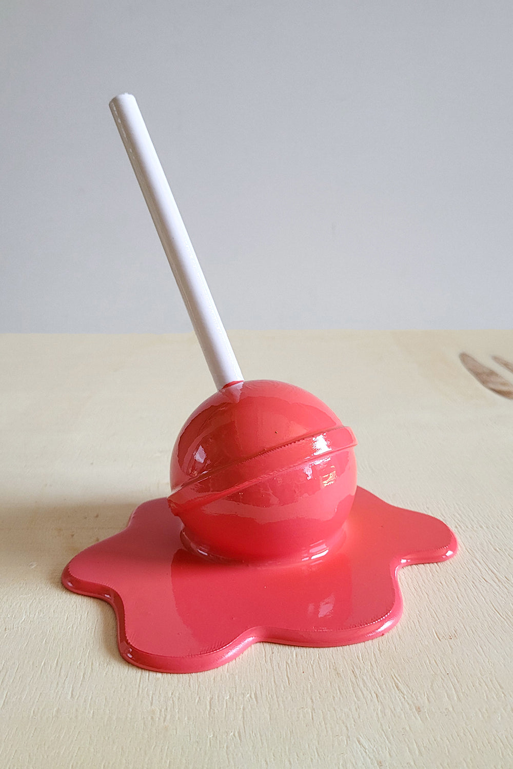 Erimiş Lolipop Yüzük Tutacağı | Pembe - 3