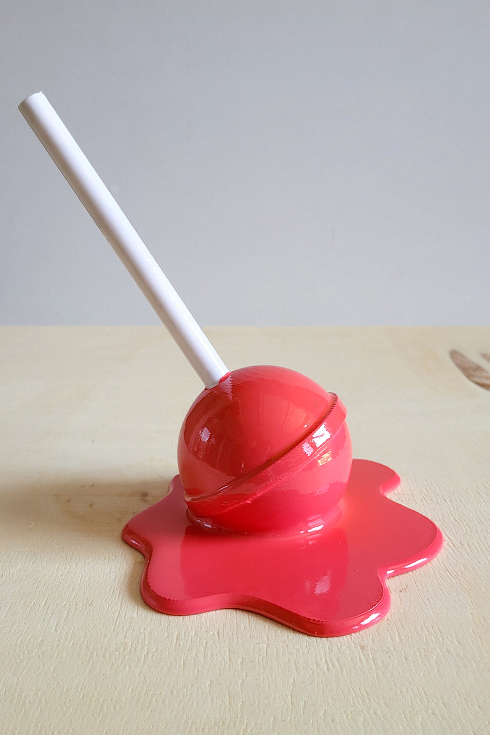 Erimiş Lolipop Yüzük Tutacağı | Pembe - 5