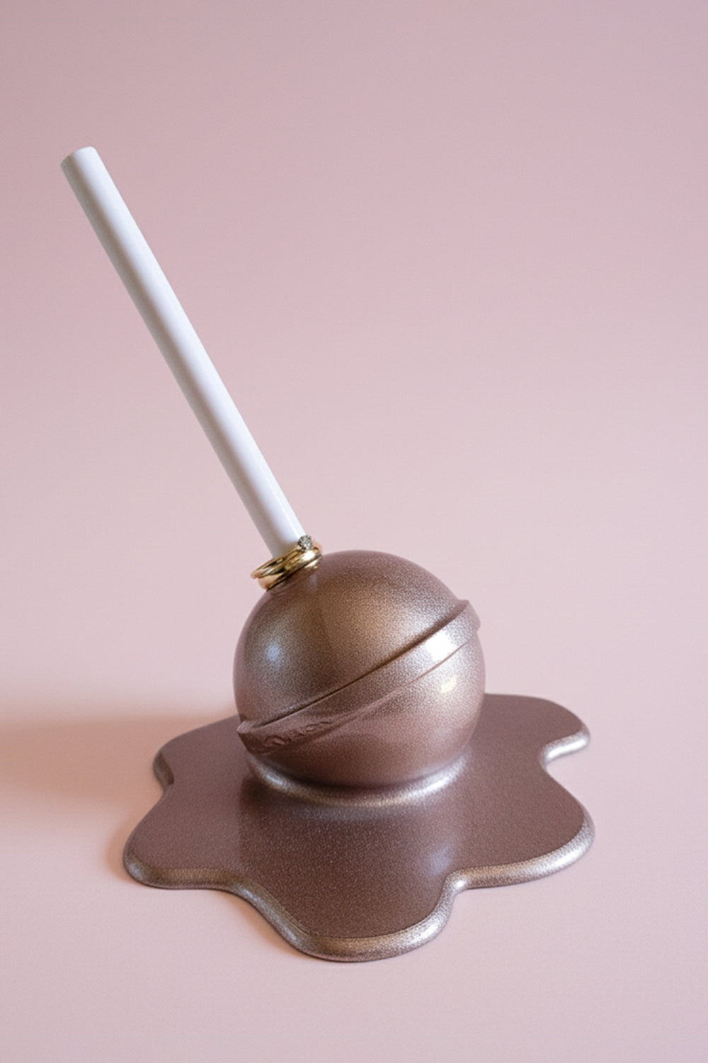 Erimiş Lolipop Yüzük Tutacağı | Rose Gold - 0