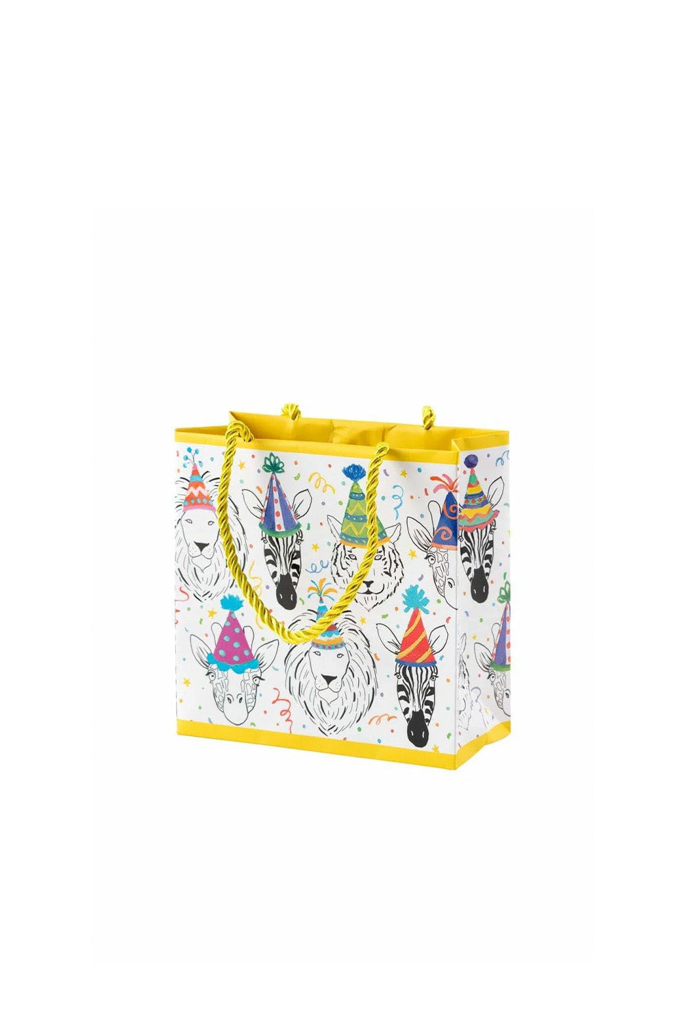 Safari Birthday Small Square Gift Bag - 1 Each - 0