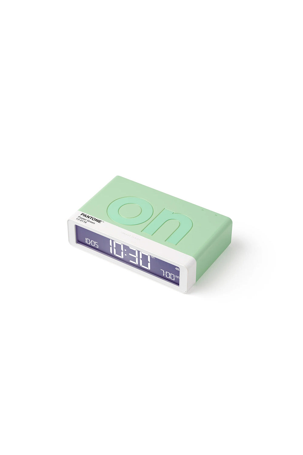 X Pantone Flip Klasik şarj Edilebilir Alarm Saat Mint - 1
