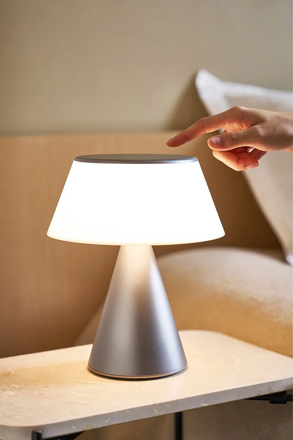 Luma Xl Led Lamba Metalik Gri - 14