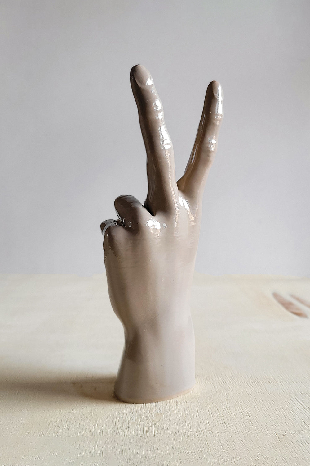 Barış El Figürü V2 | Bej - 4