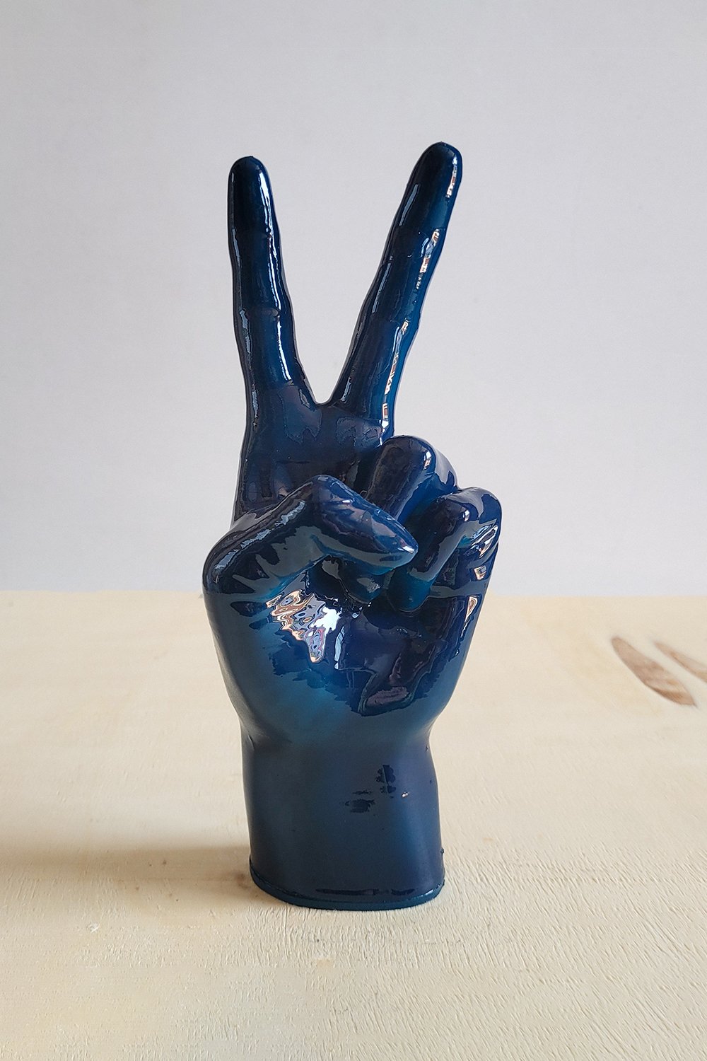 Barış El Figürü V2 | Okyanus Mavi - 2