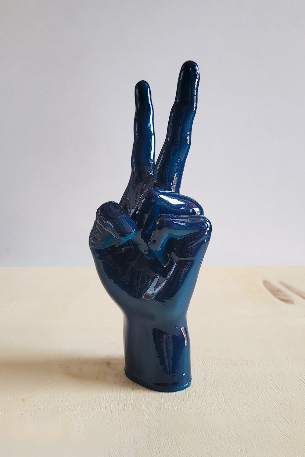 Barış El Figürü V2 | Okyanus Mavi - 7