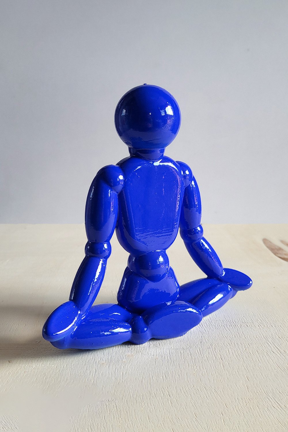 Yoga Lotus Pozu Figürü | Ultramarin - 5