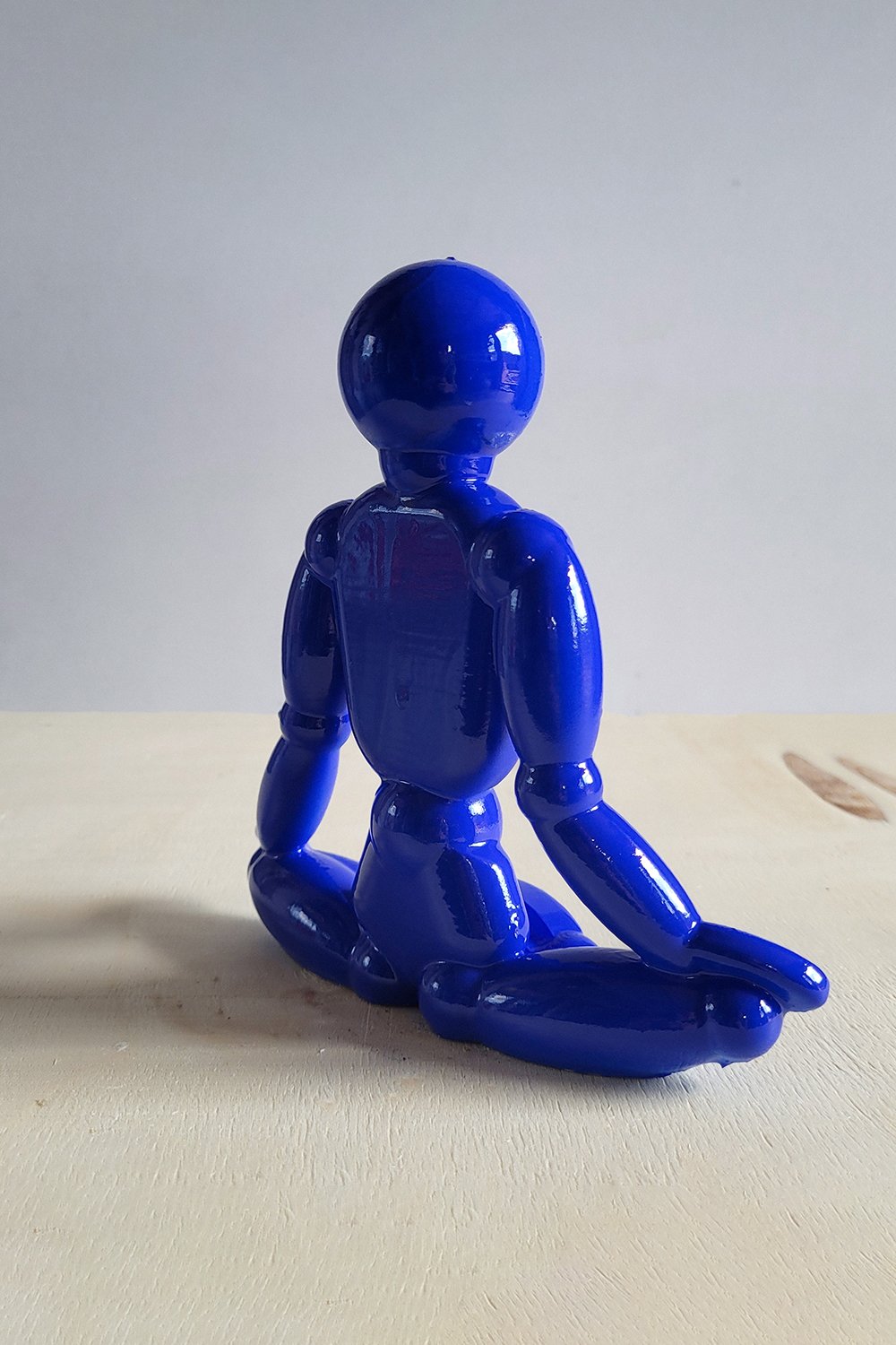 Yoga Lotus Pozu Figürü | Ultramarin - 6