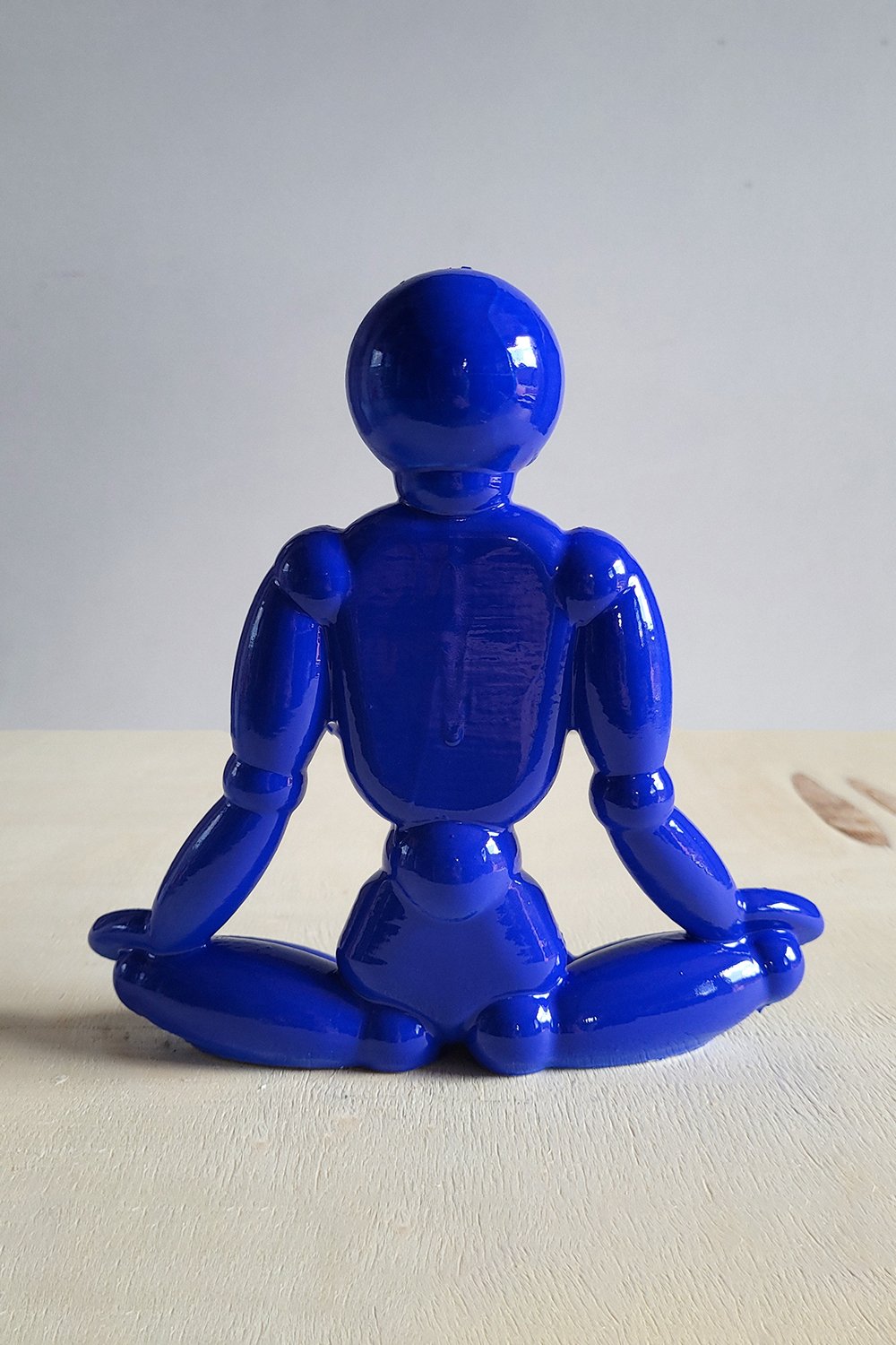 Yoga Lotus Pozu Figürü | Ultramarin - 7