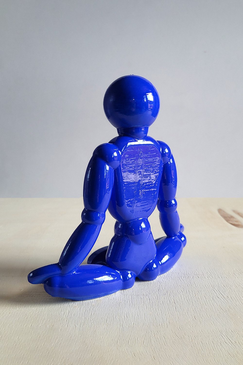 Yoga Lotus Pozu Figürü | Ultramarin - 8